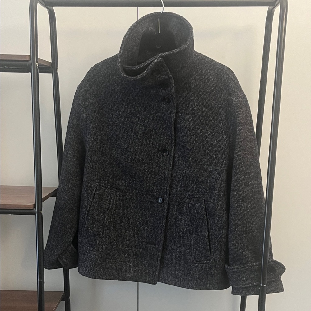 Zara Dark Gray Wool Jacket